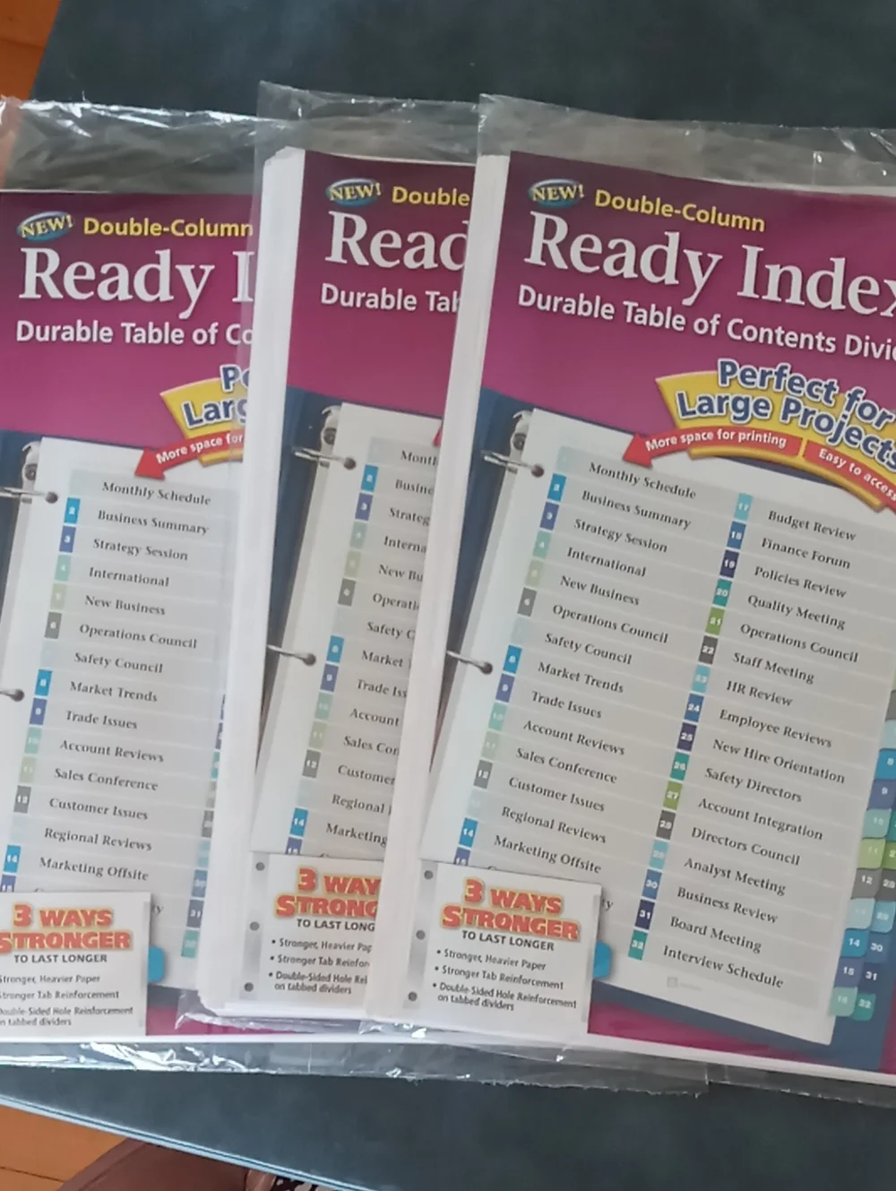 Avery Content Dividers 32 Tabs
